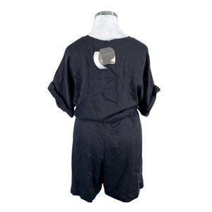 Unisex Papu - Short overalls, size 44 - Black (2)