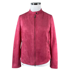 Unisex Gerry Weber - Leather jacket, size 42 - Pink (1)