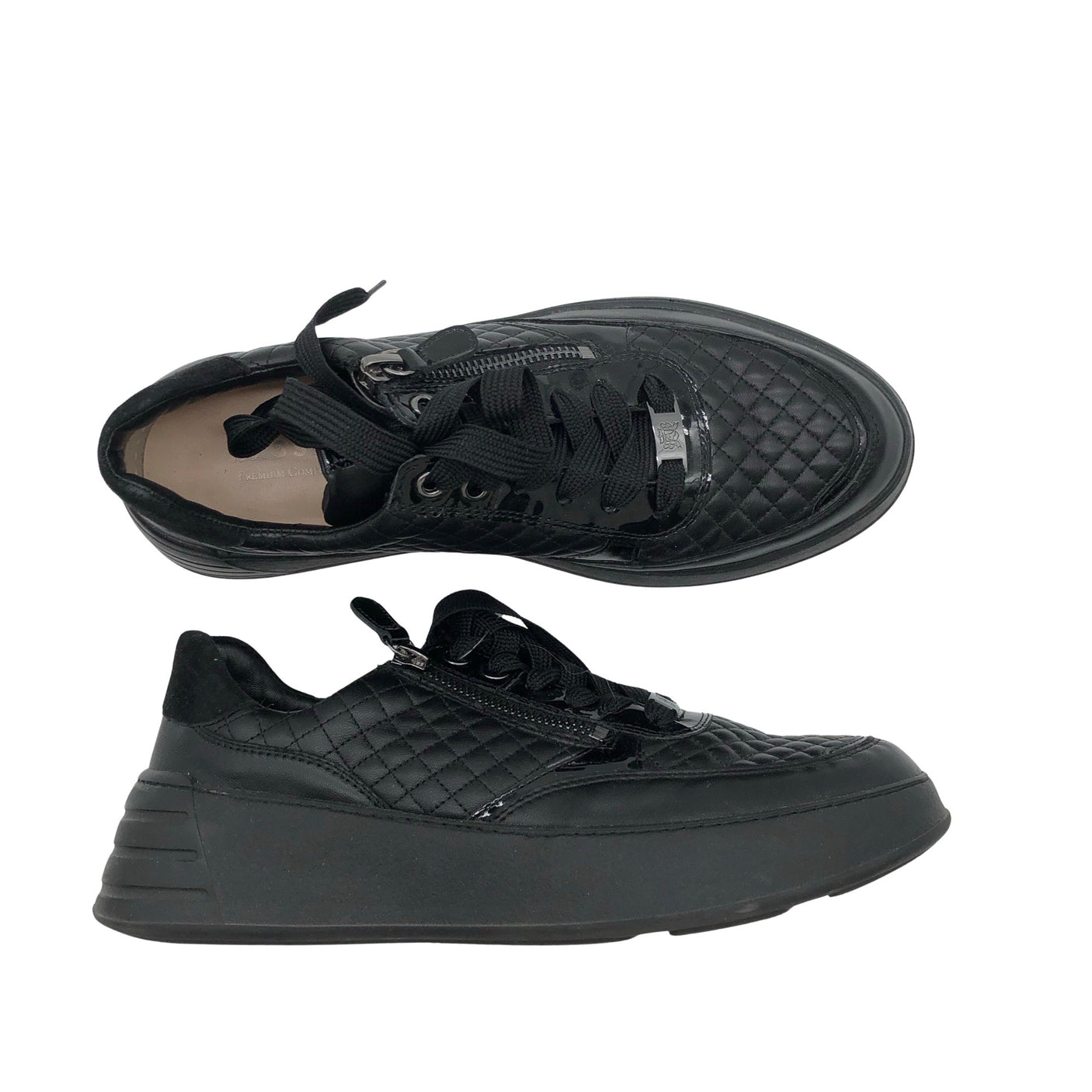 Unisex Hassia - Casual sneakers, size 39 - Black (1)