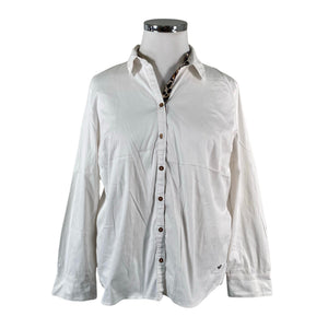 Unisex Gerry Weber - Collared shirt, size 44 - White (1)
