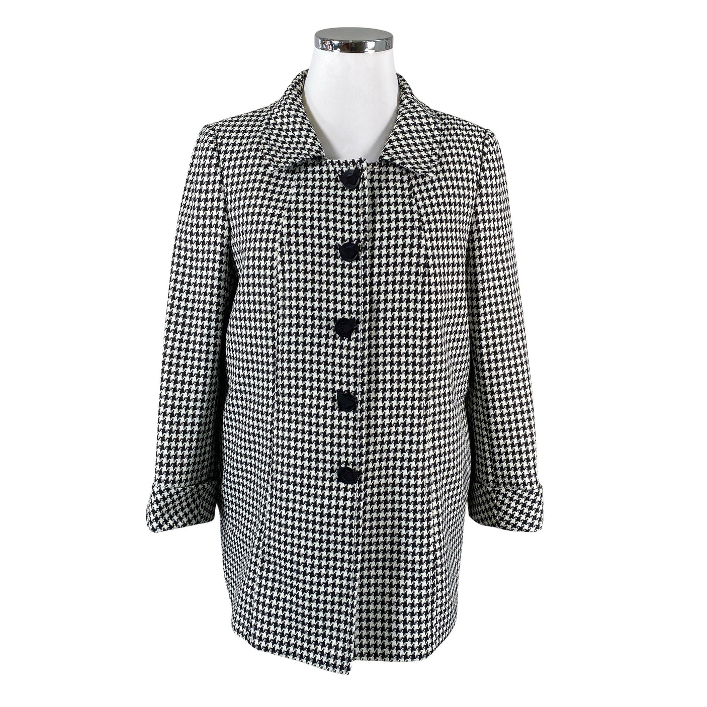 Unisex Tahari - Wool coat, size 42 - White (1)