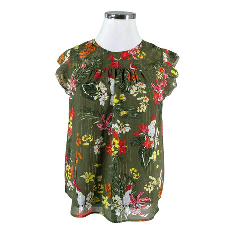 Unisex s.Oliver - Short-sleeved blouse, size 42 - Green ()