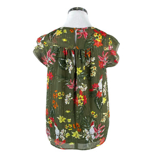 Unisex s.Oliver - Short-sleeved blouse, size 42 - Green (2)