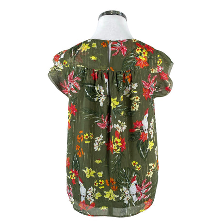 Unisex s.Oliver - Short-sleeved blouse, size 42 - Green (2)
