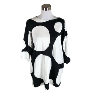 Unisex Marimekko - Tricot tunic, size 40 - Black (1)