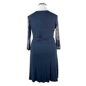Unisex Desigual - Tricot dress, size 42 - Blue (2)