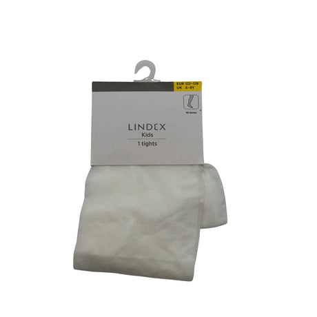 Unisex Lindex - Stockings, thin, size 122 - 128 - White ()