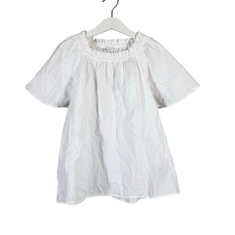 Unisex Uniqlo - Short-sleeved blouse, size 134 - 140 - White ()