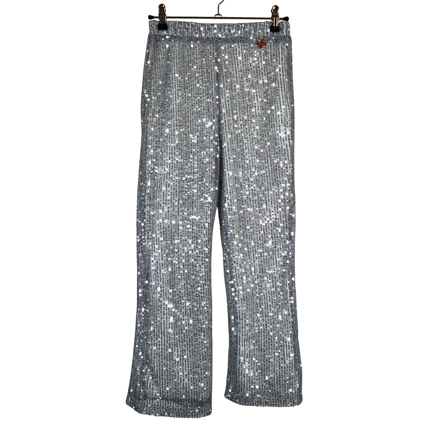 Unisex Angel&Rocket - Party trousers, size 134 - 140 - Silver (1)