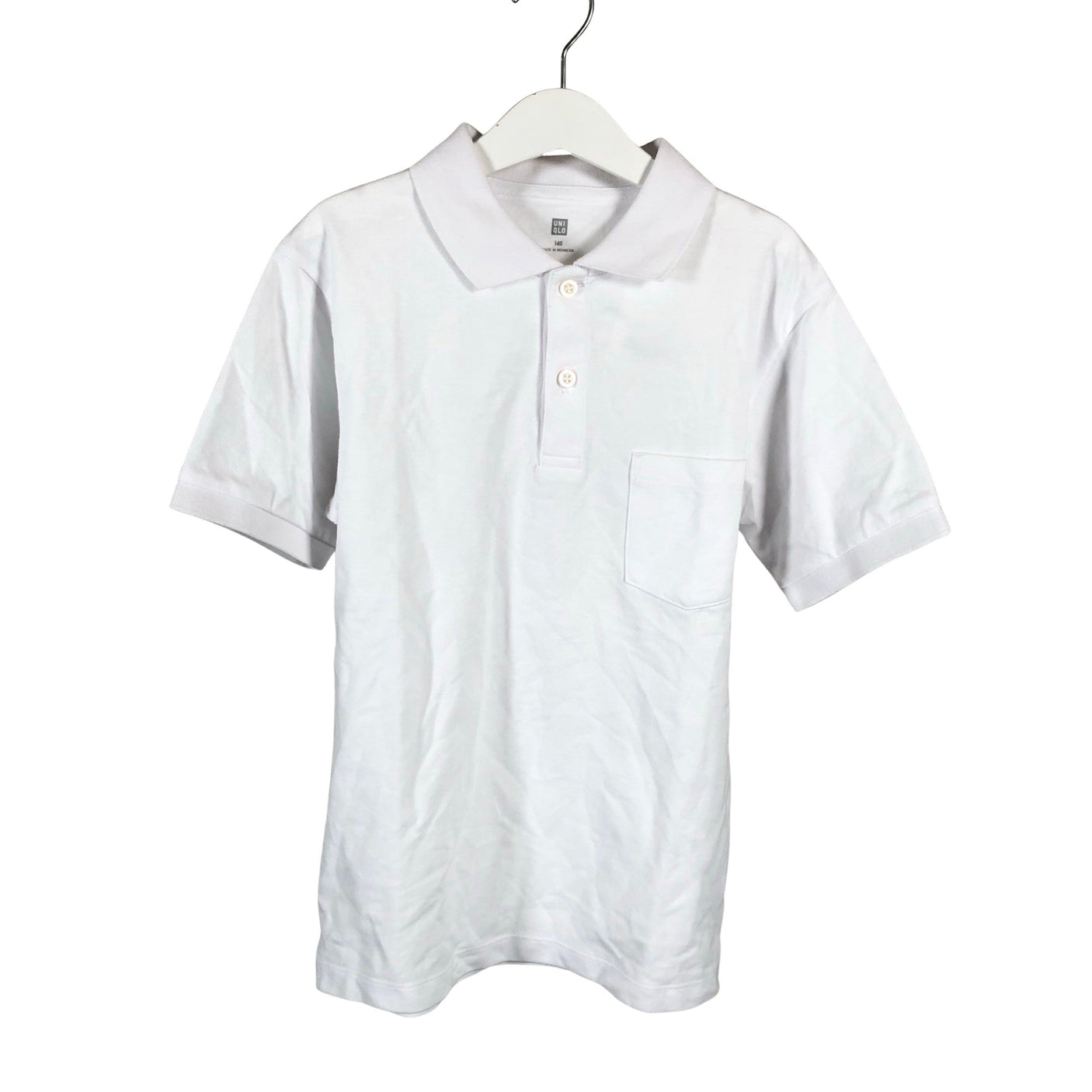 Unisex Uniqlo - Polo shirt, size 158 - 164 - White (1)
