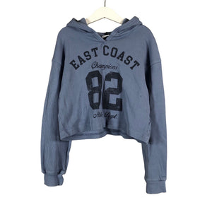 Unisex Lindex - Hoodie, size 146 - 152 - Light blue (1)