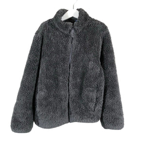 Unisex Uniqlo - Fleece jacket, size 134 - 140 - Gray (1)