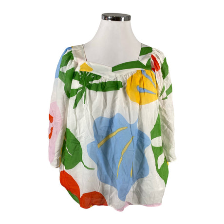 Unisex Marimekko - Short-sleeved blouse, size 44 - White ()