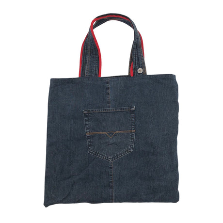Unisex Handmade - Shopping bag, size Maxi - Blue ()