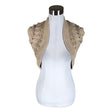 Unisex Your Face - Knit vest, size 36 - Beige ()