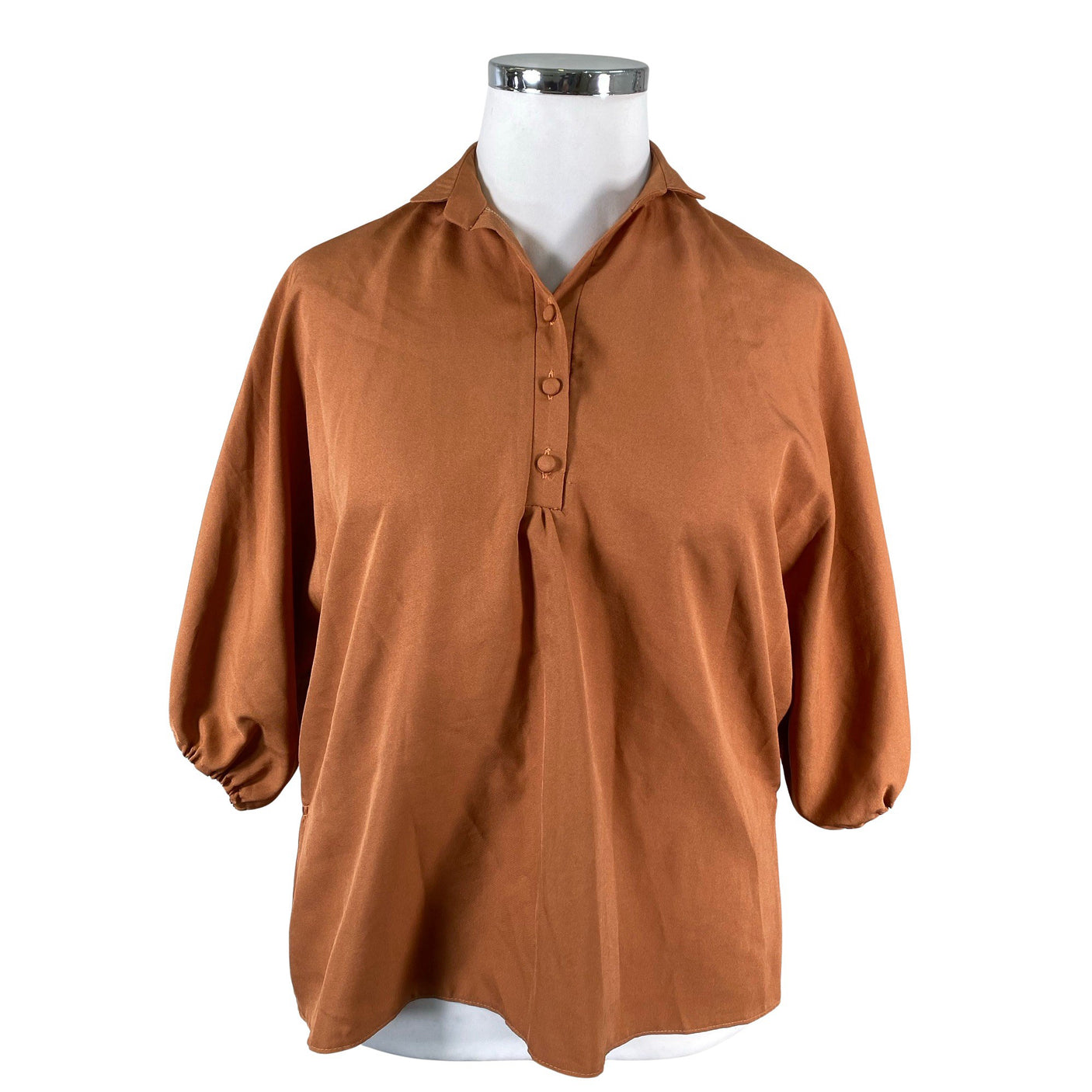 Unisex Muotihovi - Blouse, size 44 - Brown (1)