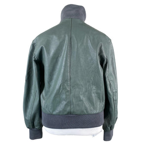 Unisex Mil-Tec - Leather jacket, size 46 - Light blue (2)