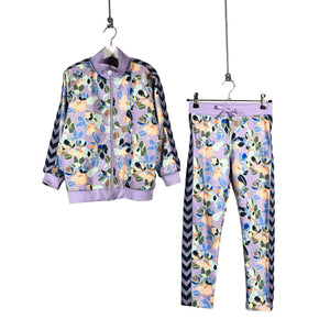 Unisex Hummel - Track jacket, size 122 - 128 - Violet (1)