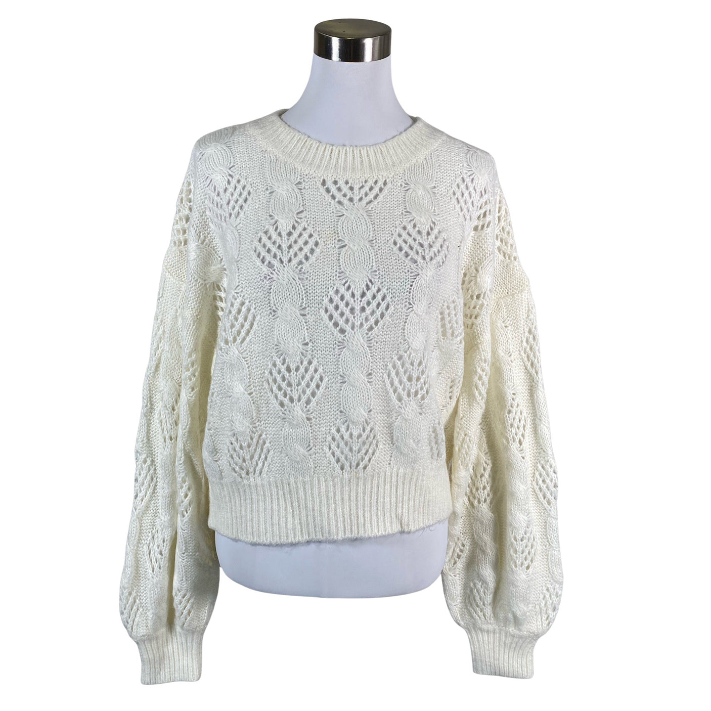 Unisex Lindex - Sweater, size 38 - White (1)
