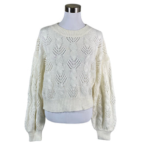 Unisex Lindex - Sweater, size 38 - White (1)