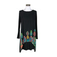 Unisex Desigual - Schiffon dress, size 38 - Black ()