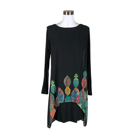 Unisex Desigual - Schiffon dress, size 38 - Black ()