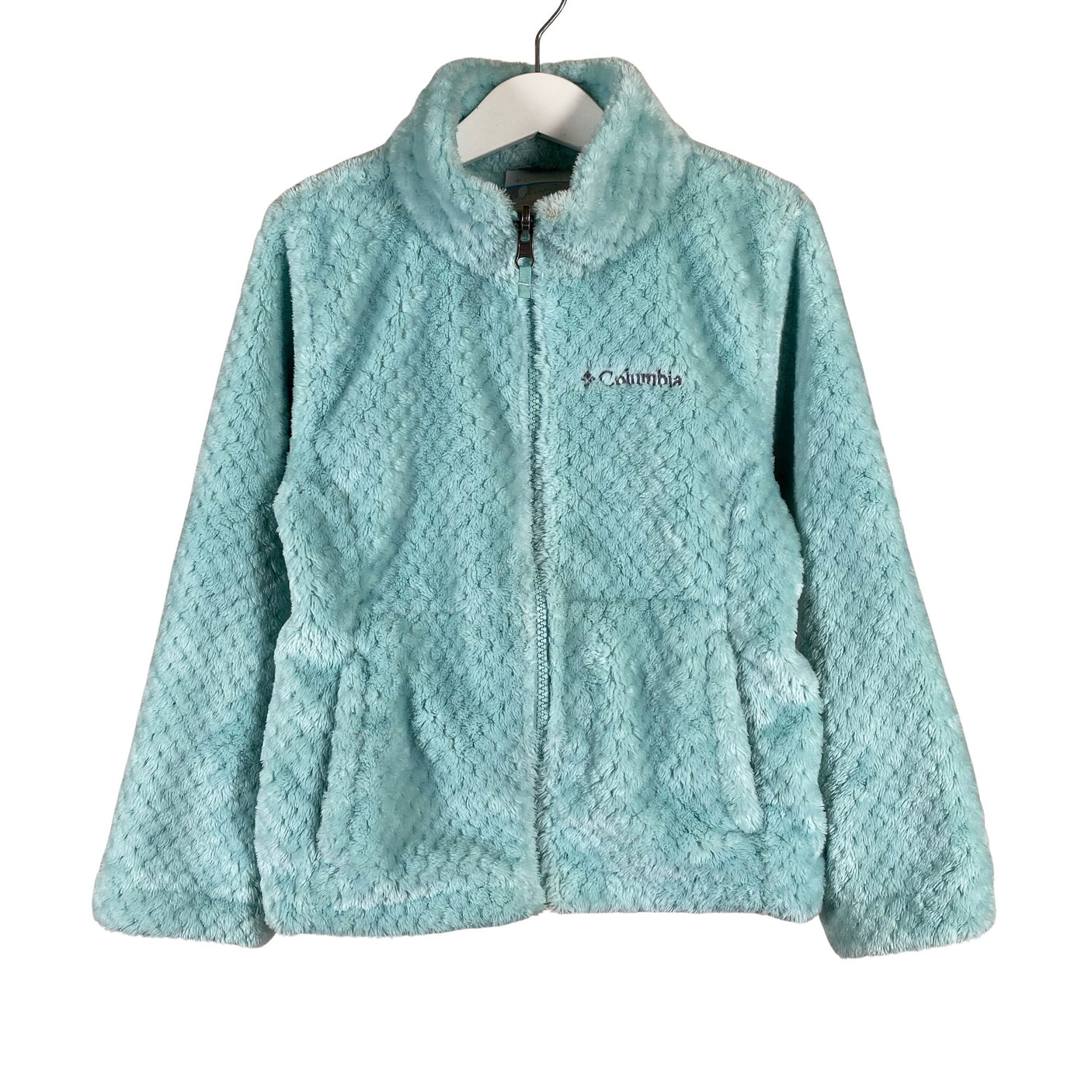 Unisex Columbia - Fleece jacket, size 110 - 116 - Light blue (1)