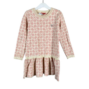 Unisex Guess - Knit dress, size 110 - 116 - Light pink (1)
