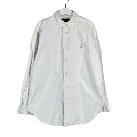 Unisex Polo Ralph Lauren - Collared shirt, size 146 - 152 - White ()