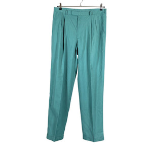 Unisex Handmade - Suit pants, size L - Green (1)