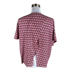Unisex Silvian Heach - Short-sleeved blouse, size 38 - Light pink (2)