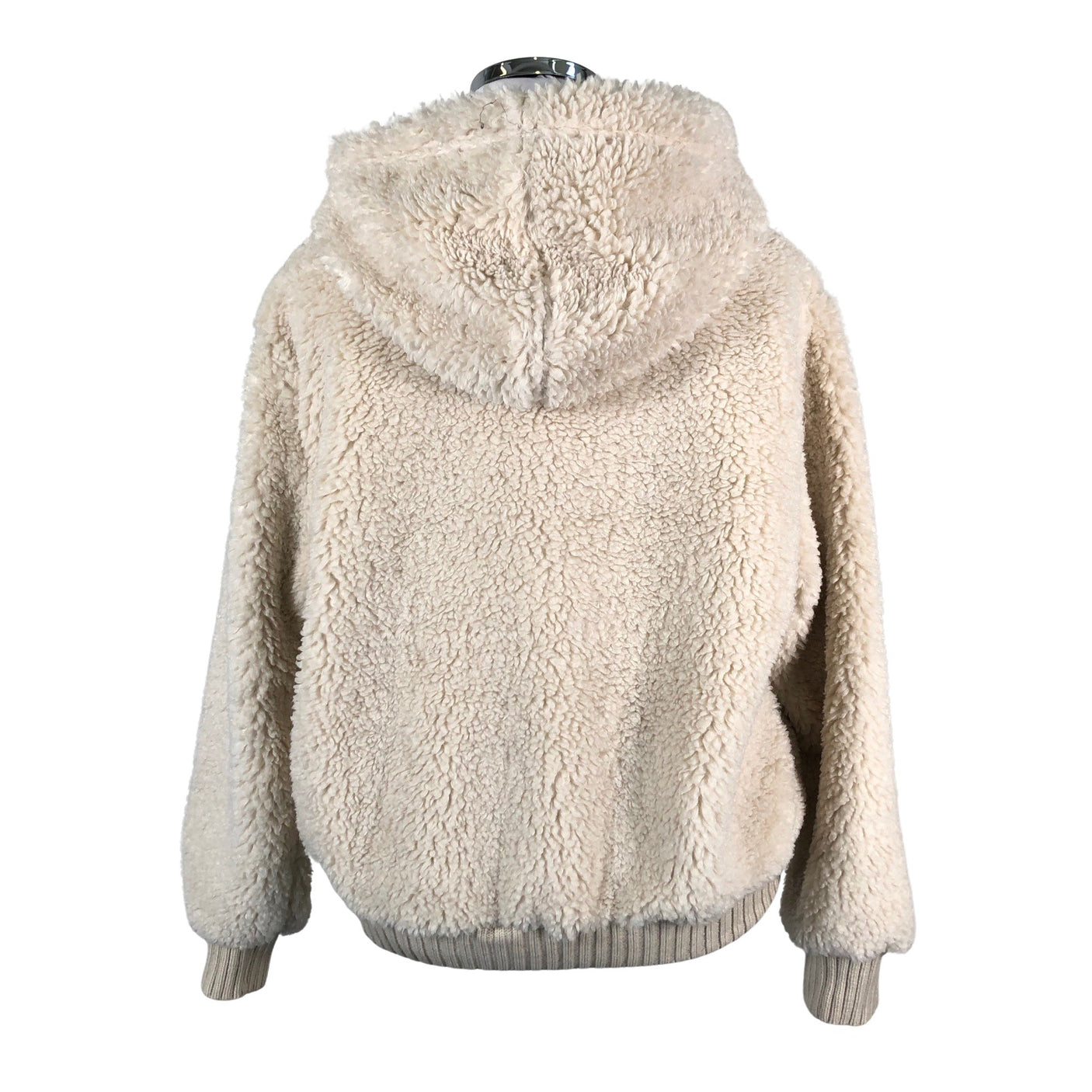 Unisex Next - Faux fur coat, size 44 - Natural white (2)