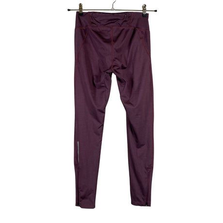 Unisex Salomon - Sports tights, size 36 - Wine red (2)