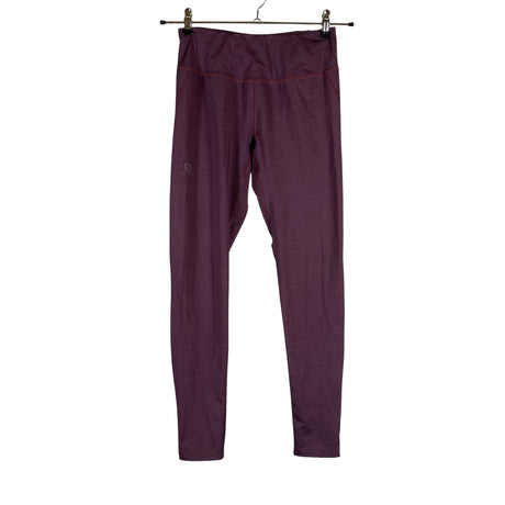 Unisex Salomon - Sports tights, size 36 - Wine red ()