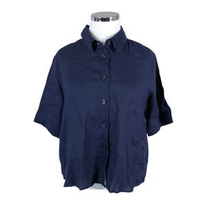 Unisex Benetton - Short-sleeved blouse, size 46 - Blue (1)