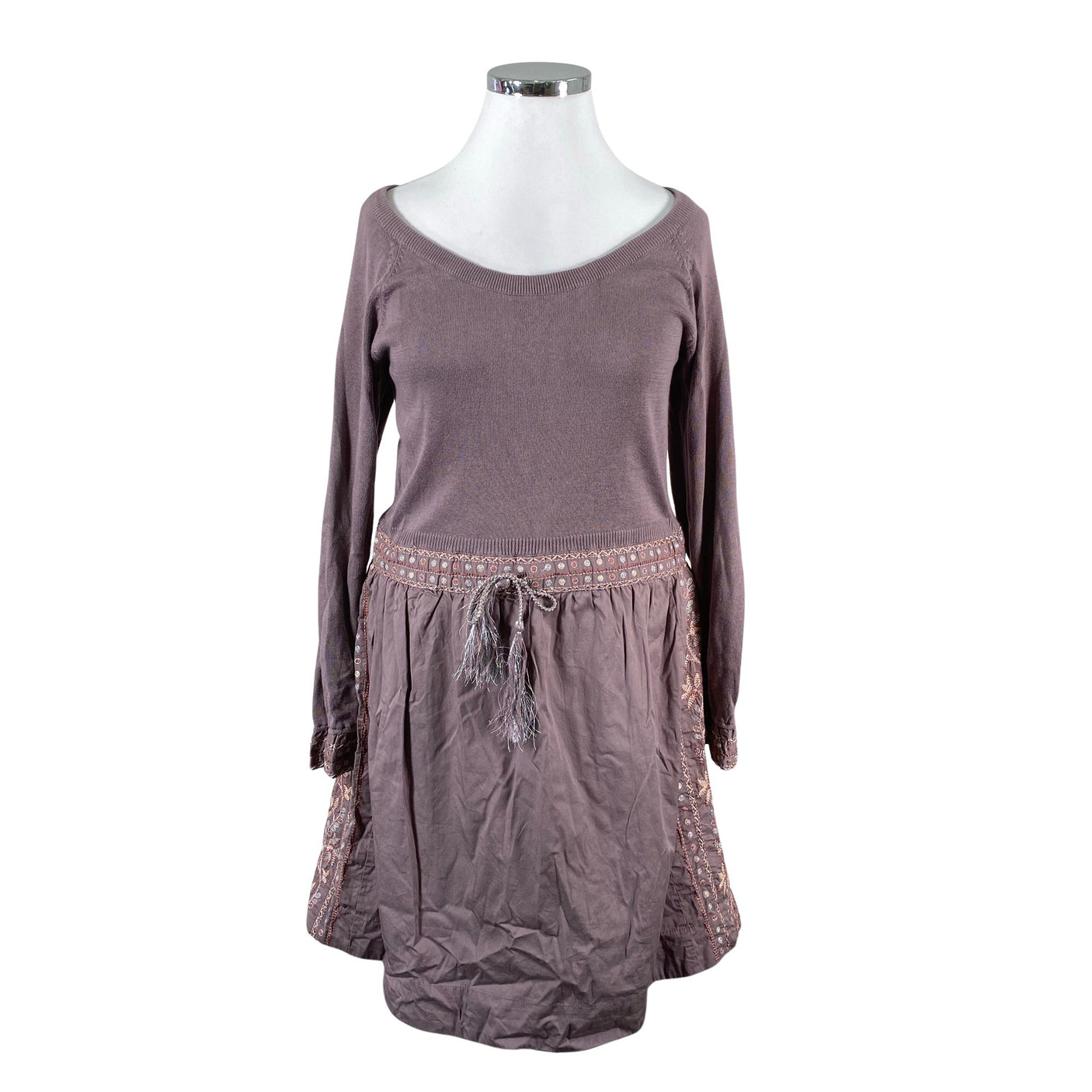 Unisex Noa Noa - Knit dress, size 42 - Brown (1)