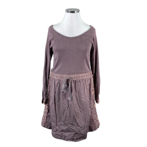 Unisex Noa Noa - Knit dress, size 42 - Brown (1)