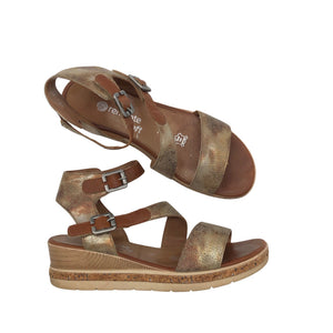 Unisex Remonte - Wedge sandals, size 39 - Brown (1)
