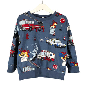 Unisex Lindex - Sweatshirt, size 104 - 110 - Blue (1)