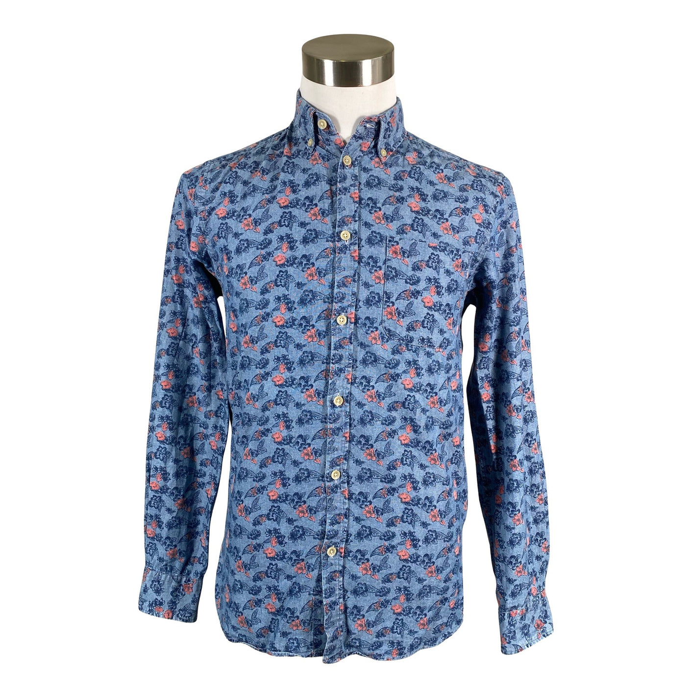 Unisex Jack & Jones - Collared shirt, size S - Blue (1)