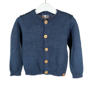 Unisex POMPdeLUX - Cardigan, size 92 - 98 - Blue (1)