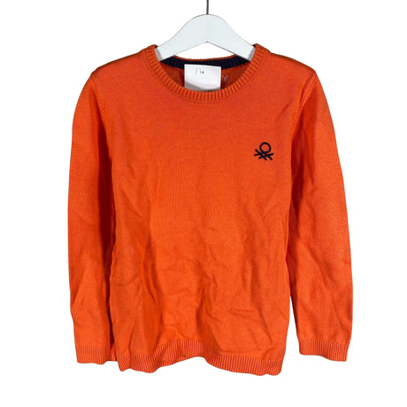 Unisex Benetton - Sweater, size 116 - 122 - Orange ()