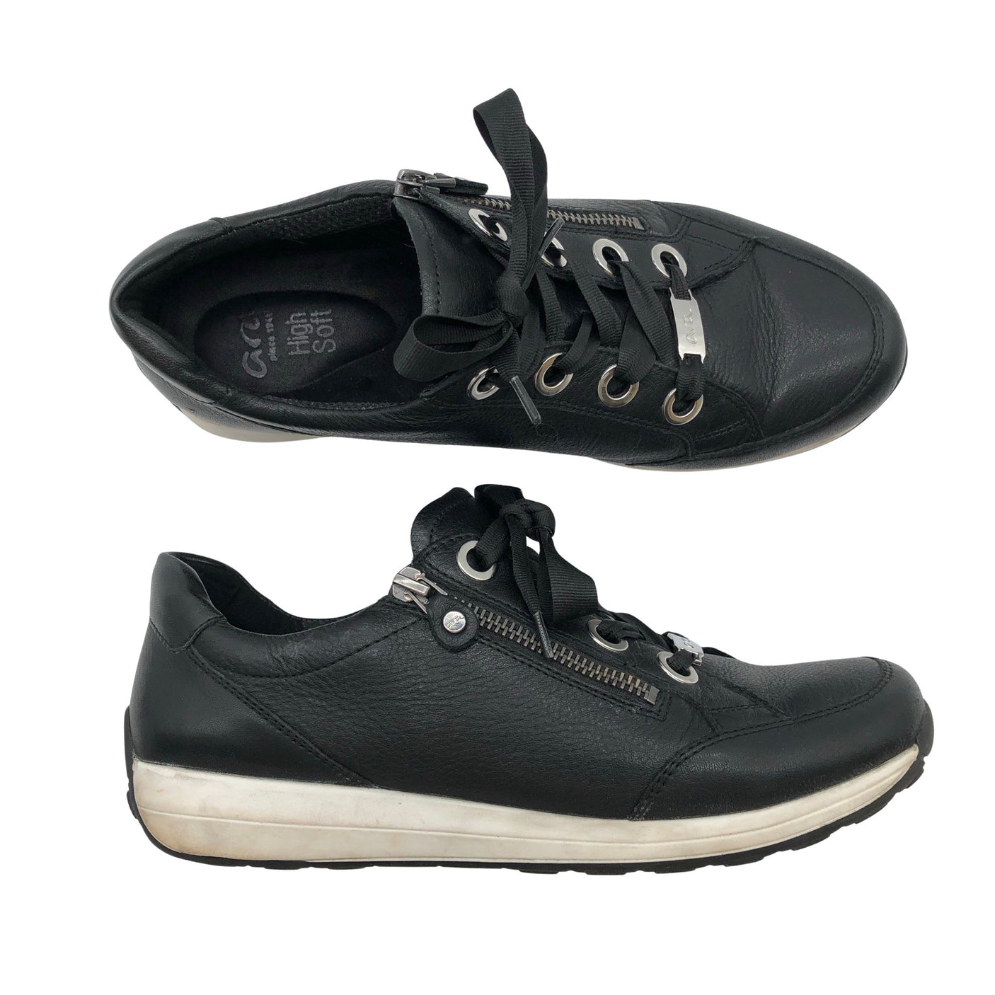 Unisex Ara - Casual sneakers, size 39 - Black (1)