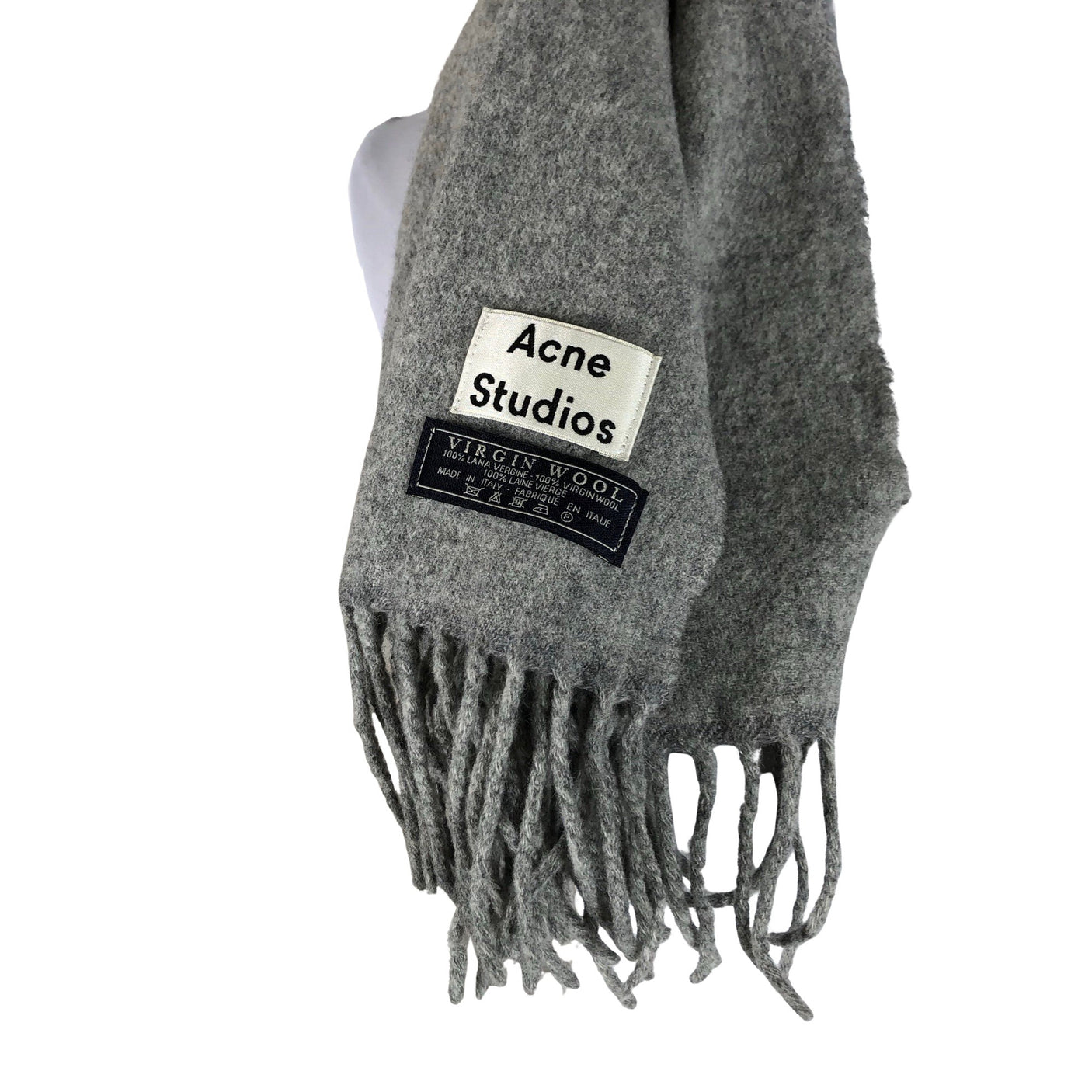 Unisex Acne Studios - Scarf, size Maxi - Gray (2)