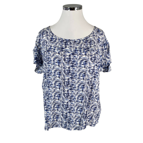 Unisex Fransa - Short-sleeved blouse, size 44 - Blue ()