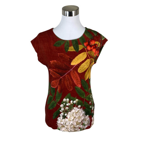 Unisex Ommellinen - T-shirt, size 38 - Orange ()