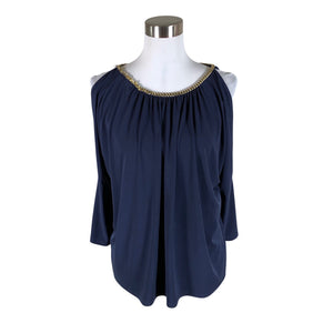 Unisex Michael Kors - Party shirt, size 40 - Blue (1)