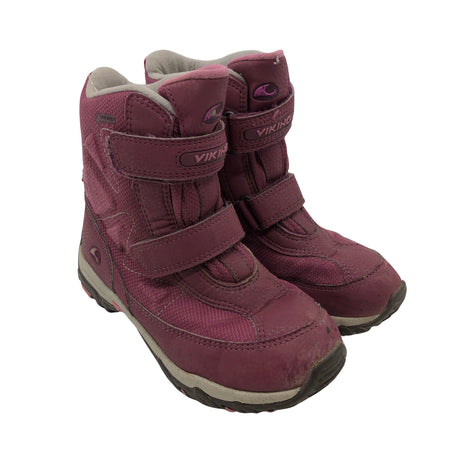 Unisex Viking - Winter shoes, size 33 - Wine red (2)