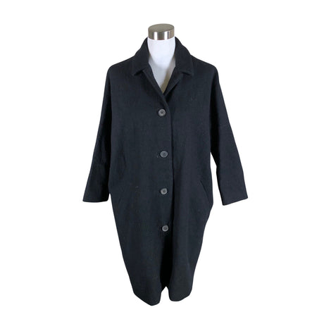 Unisex Samuji - Wool coat, size 38 - Black ()