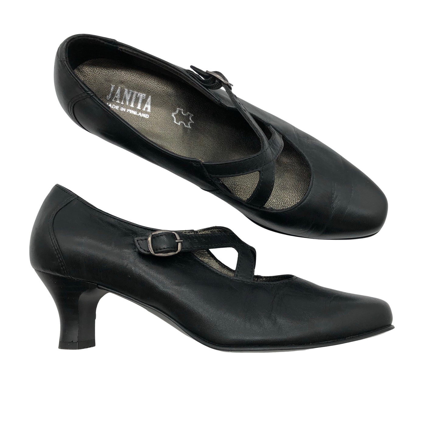 Unisex Janita - High heels, size 38 - Black (1)